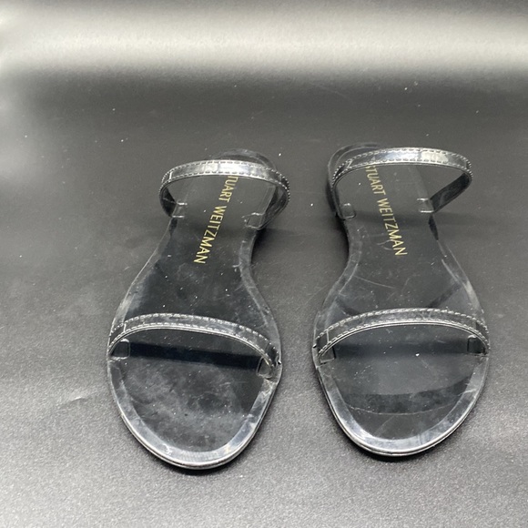 Stuart Weitzman Sawyer Slide Sandal in Black size 6B - Picture 6 of 8